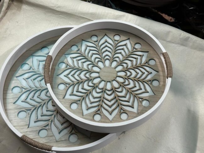 Laser Cutting Meena Serving Tray. - Image 4